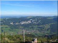 Blick von der Rti auf Welschenrohr und die 2. Jurakette (Harzer)